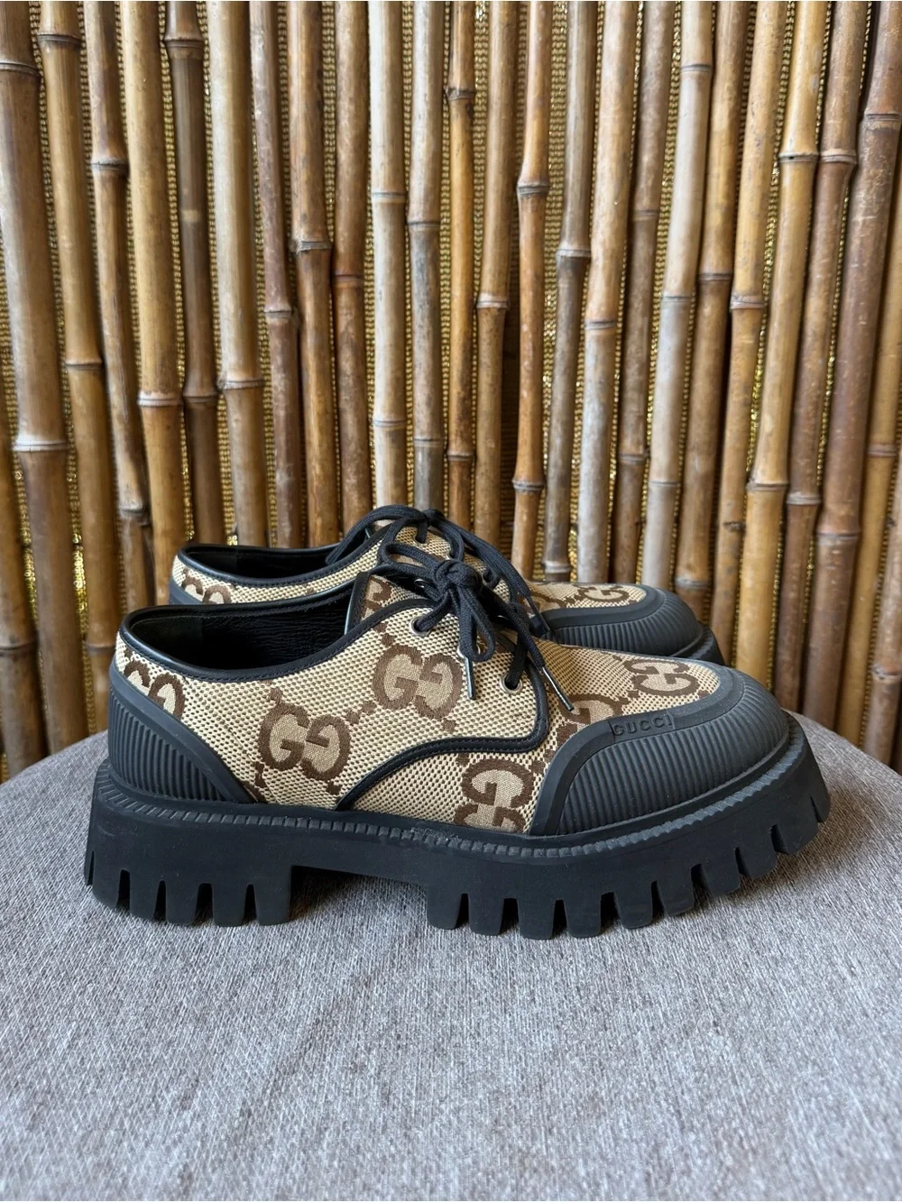 GUCCI Maxi GG Slip-On Loafers